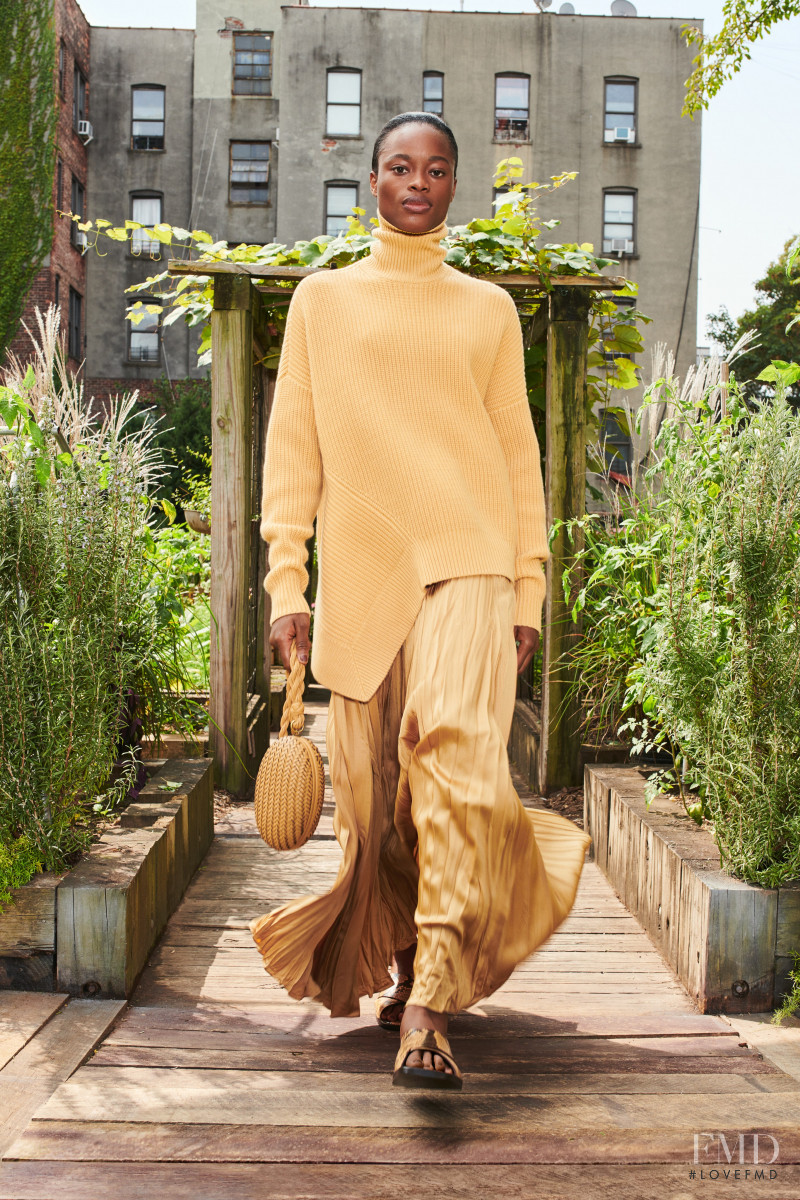 Mayowa Nicholas featured in  the Michael Kors Collection fashion show for Spring/Summer 2021