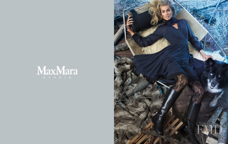 Toni Garrn featured in  the MaxMara Studio advertisement for Autumn/Winter 2012