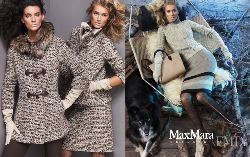 Querelle Jansen featured in  the MaxMara Studio advertisement for Autumn/Winter 2012