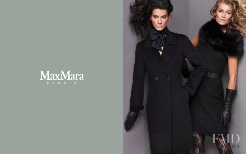 Querelle Jansen featured in  the MaxMara Studio advertisement for Autumn/Winter 2012
