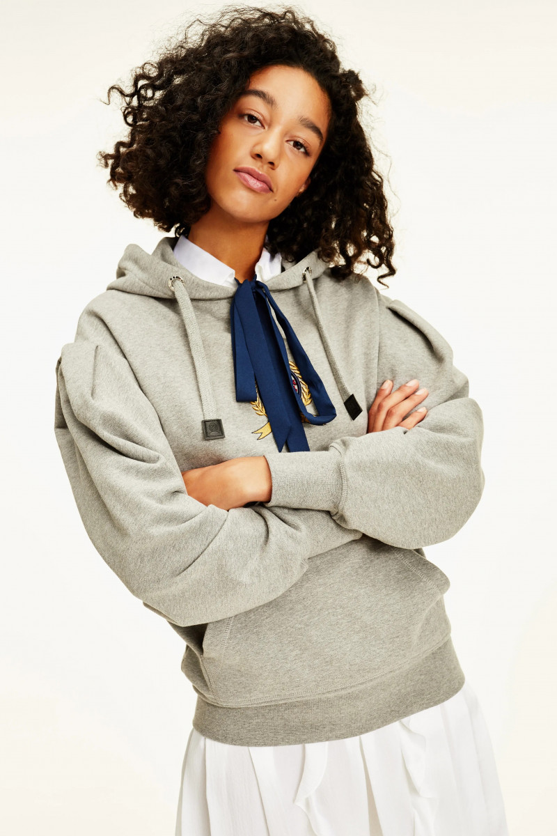 Damaris Goddrie featured in  the Tommy Hilfiger lookbook for Spring/Summer 2021