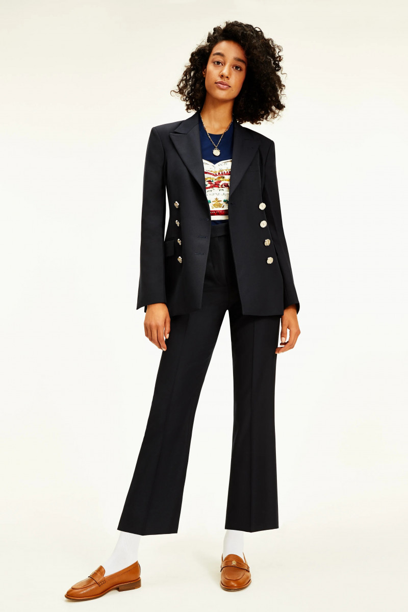 Damaris Goddrie featured in  the Tommy Hilfiger lookbook for Spring/Summer 2021