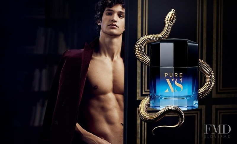 Francisco Henriques featured in  the Paco Rabanne Pure XS fragrance advertisement for Spring/Summer 2018