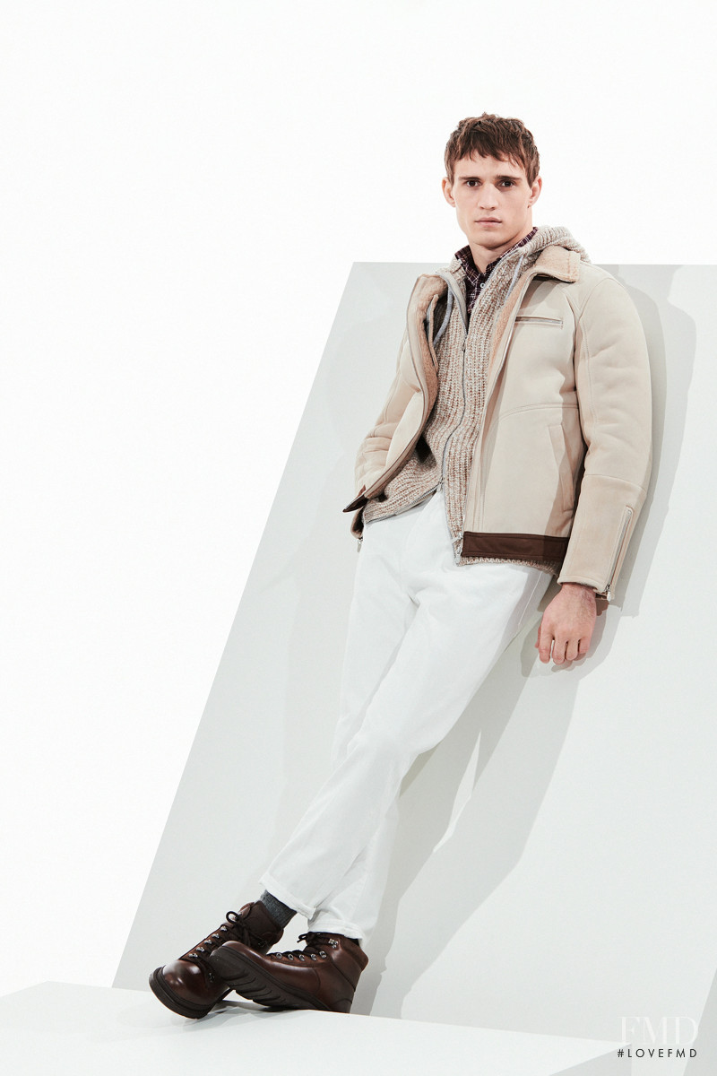 Julian Schneyder featured in  the Brunello Cucinelli lookbook for Autumn/Winter 2021