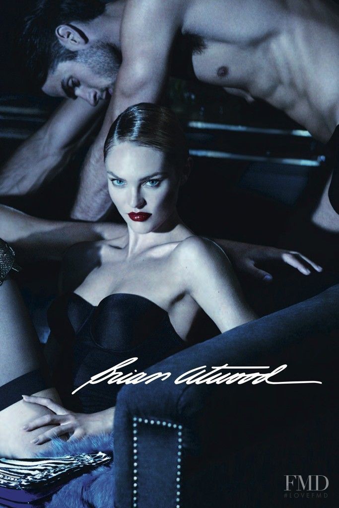 Candice Swanepoel featured in  the Brian Atwood advertisement for Autumn/Winter 2012