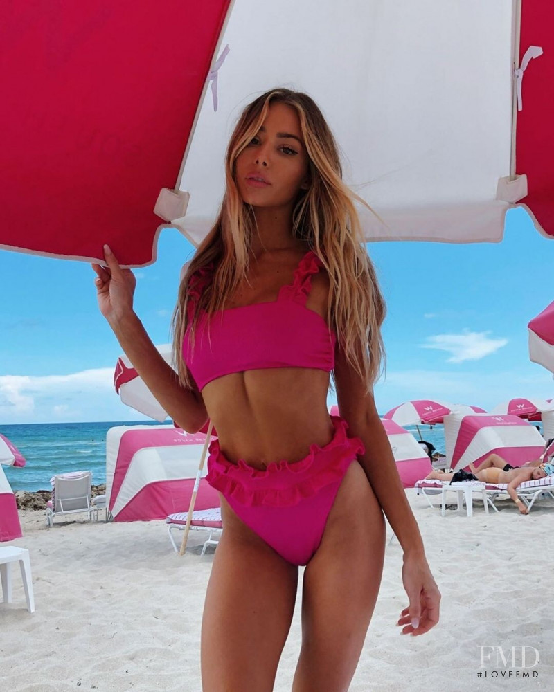 Celeste Bright featured in  the Beach Riot lookbook for Summer 2020