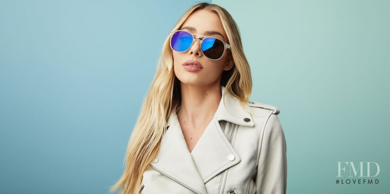 Celeste Bright featured in  the Prive Revaux lookbook for Spring/Summer 2020