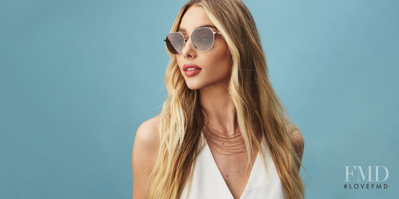 Celeste Bright featured in  the Prive Revaux lookbook for Spring/Summer 2020