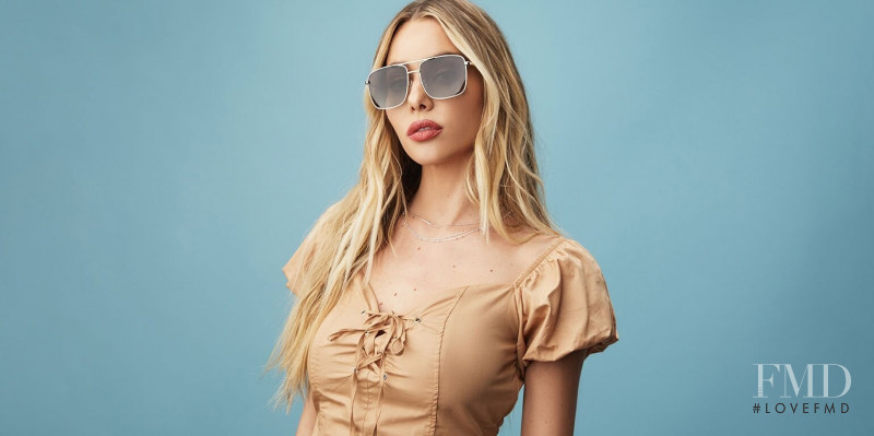 Celeste Bright featured in  the Prive Revaux lookbook for Spring/Summer 2020