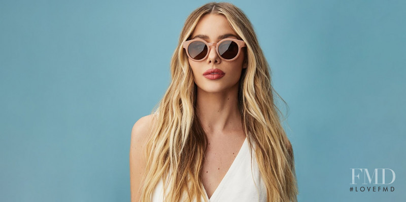 Celeste Bright featured in  the Prive Revaux lookbook for Spring/Summer 2020