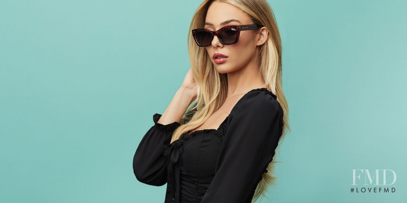 Celeste Bright featured in  the Prive Revaux lookbook for Spring/Summer 2020