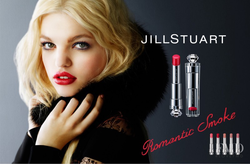 Daphne Groeneveld featured in  the Jill Stuart Beauty Romantic Smoke advertisement for Autumn/Winter 2012