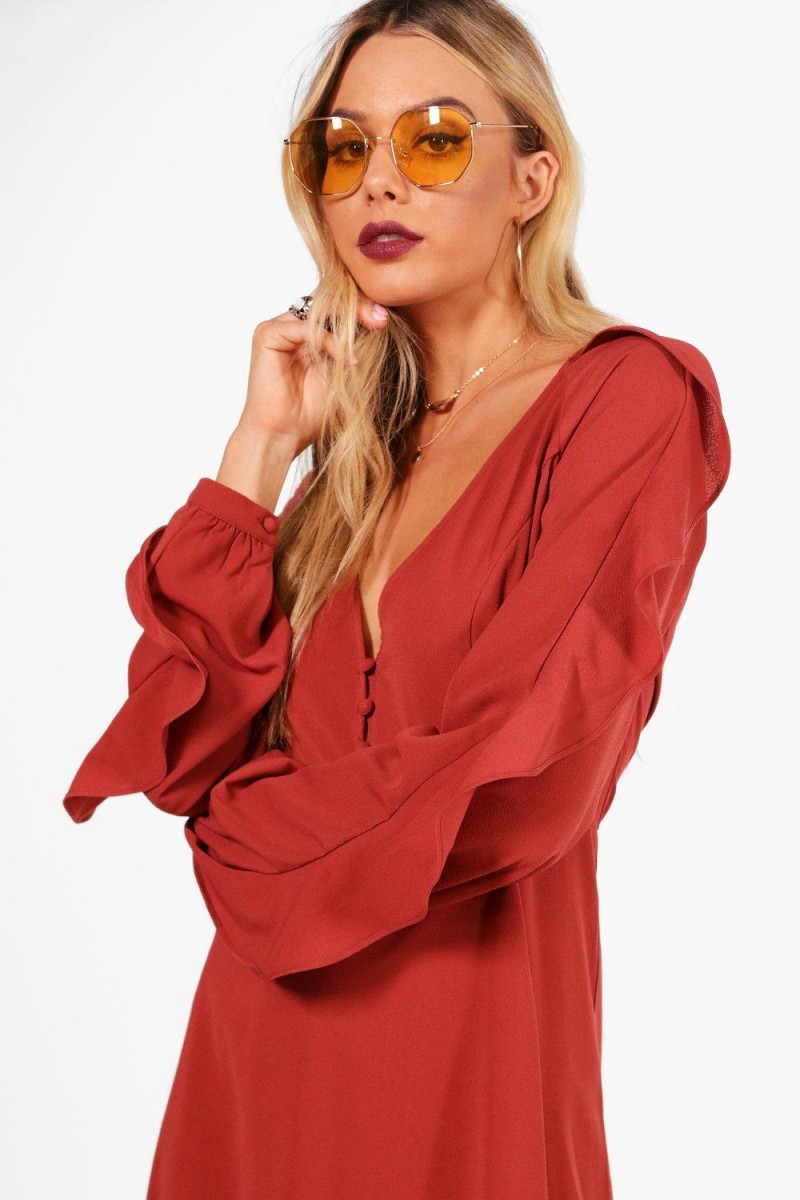 Celeste Bright featured in  the Boohoo catalogue for Spring/Summer 2018