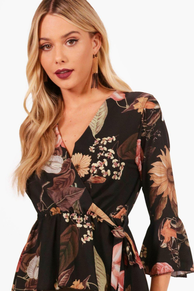 Celeste Bright featured in  the Boohoo catalogue for Spring/Summer 2018