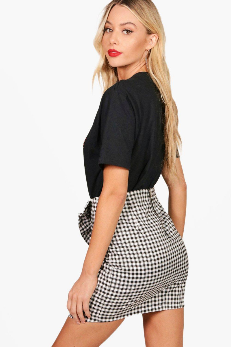 Celeste Bright featured in  the Boohoo catalogue for Spring/Summer 2018