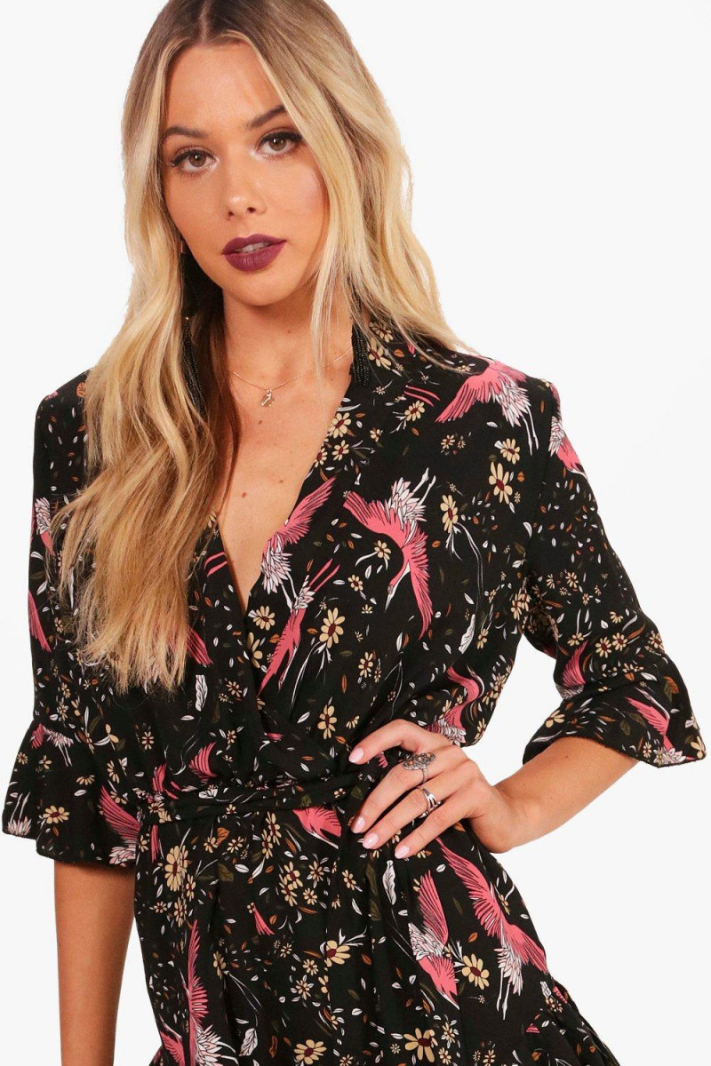 Celeste Bright featured in  the Boohoo catalogue for Spring/Summer 2018