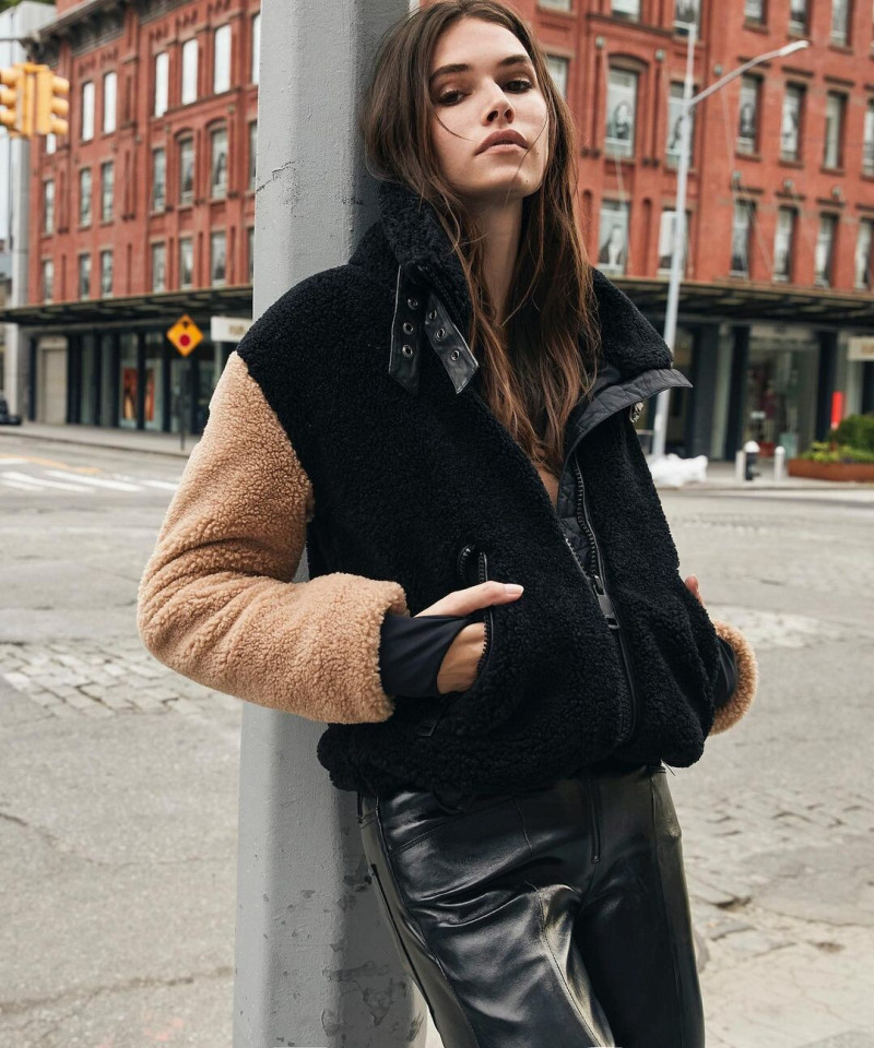 Vanessa Moody featured in  the SAM NY advertisement for Winter 2020