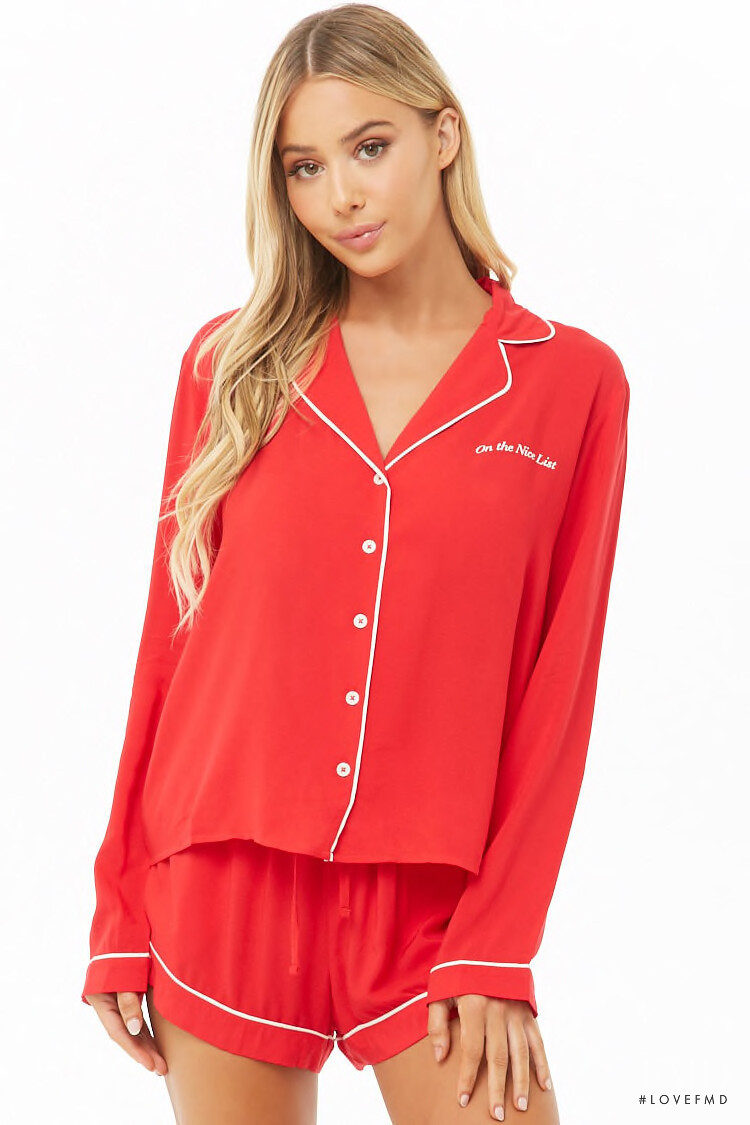 Celeste Bright featured in  the Forever 21 catalogue for Spring/Summer 2019
