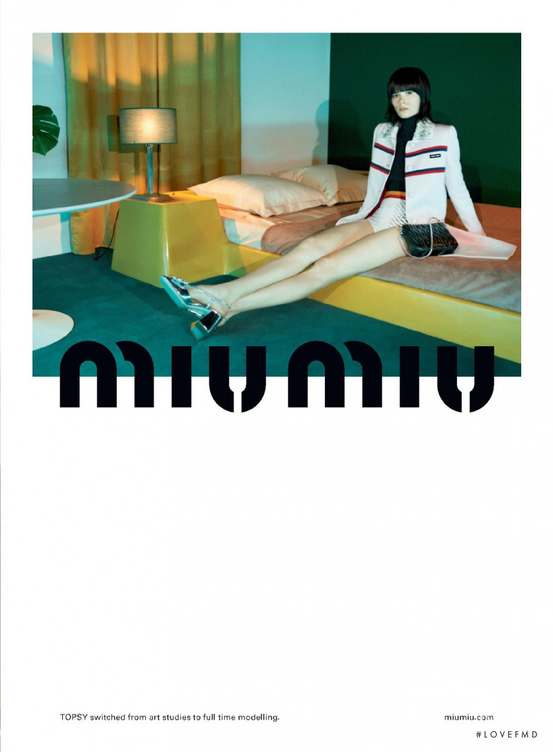 Miu Miu advertisement for Spring/Summer 2021