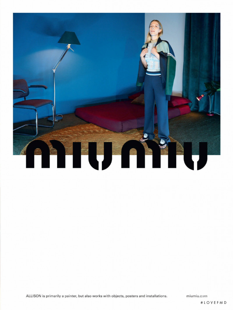 Miu Miu advertisement for Spring/Summer 2021