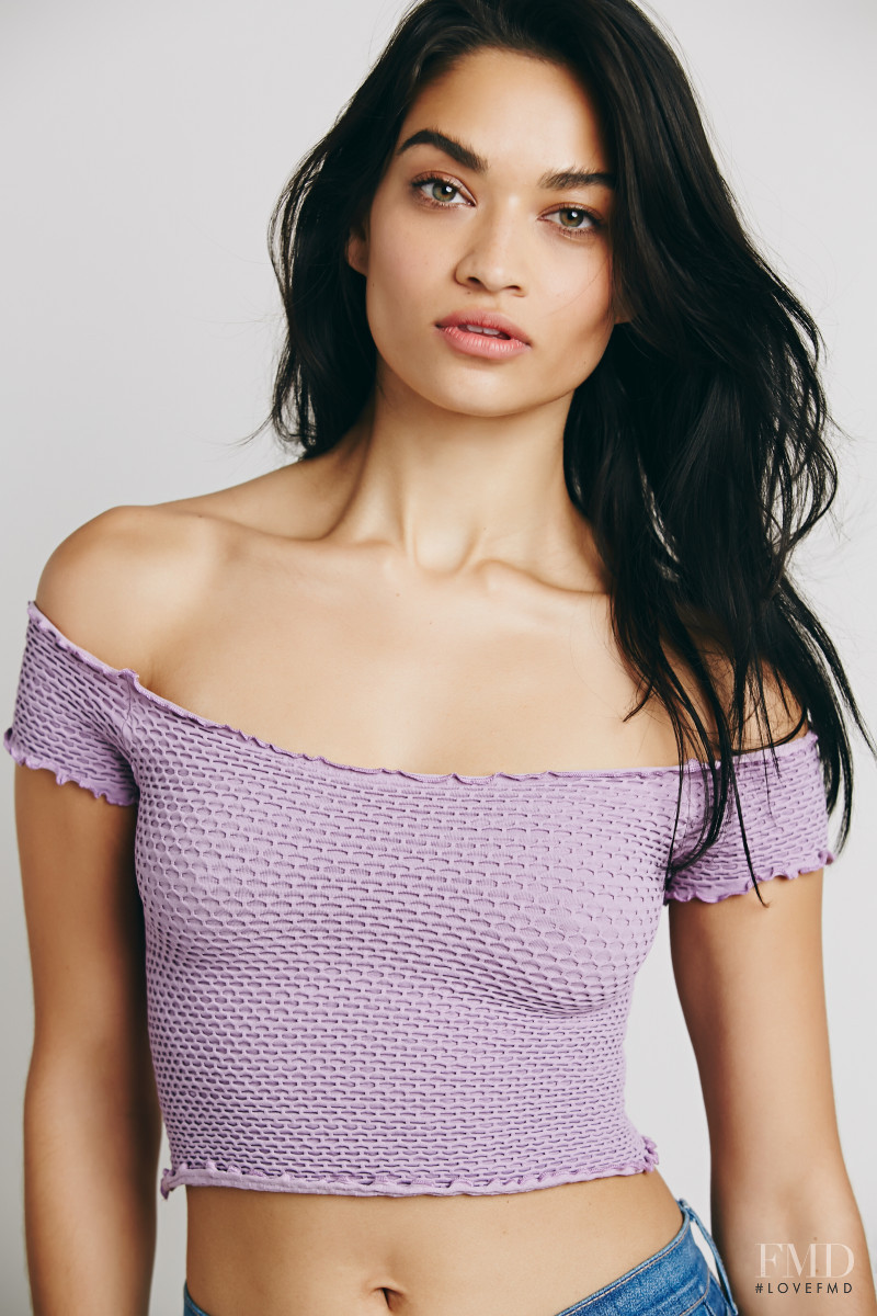 Shanina Shaik featured in  the Free People catalogue for Spring/Summer 2020