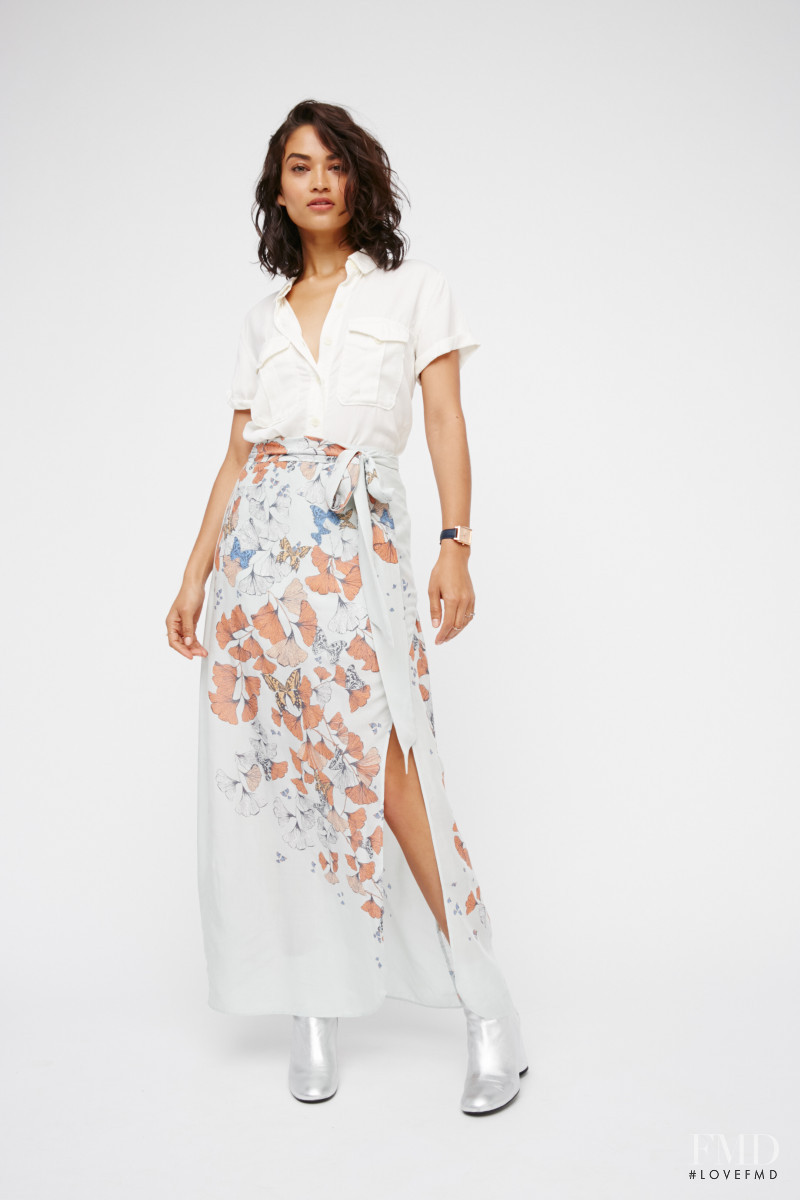Shanina Shaik featured in  the Free People catalogue for Spring/Summer 2020