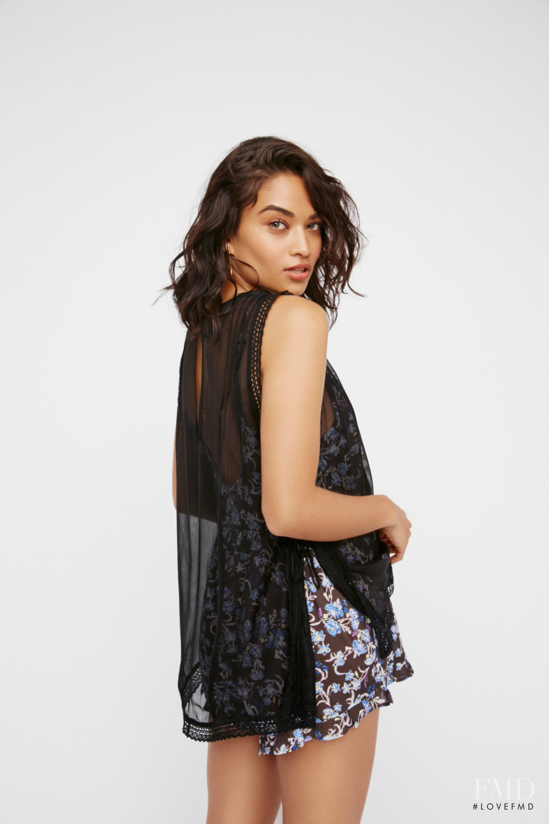 Shanina Shaik featured in  the Free People catalogue for Spring/Summer 2017