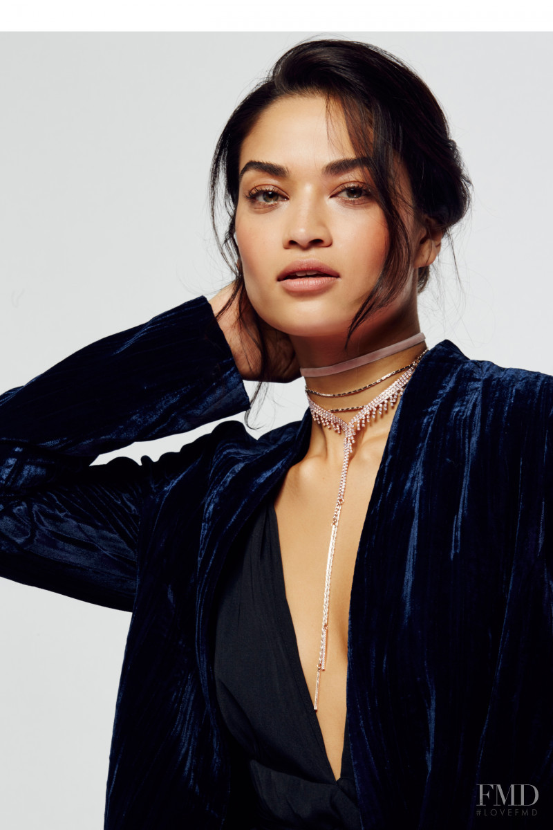 Shanina Shaik featured in  the Free People catalogue for Winter 2016