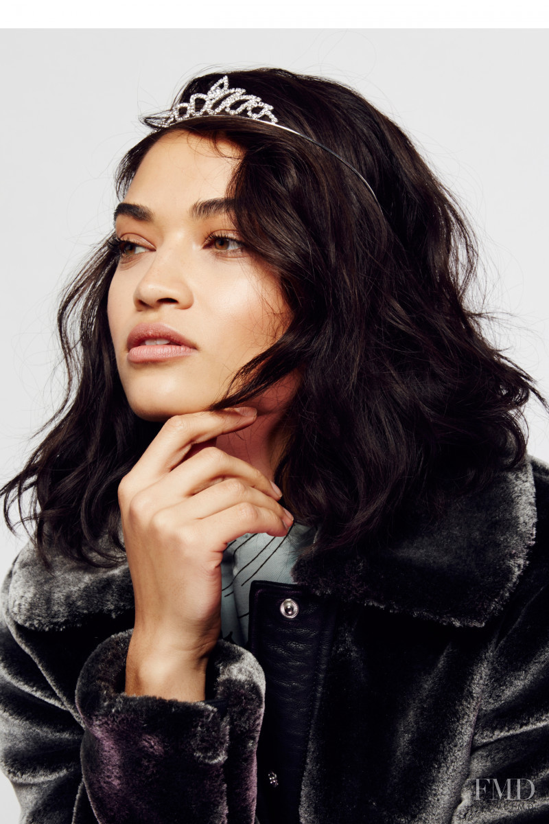 Shanina Shaik featured in  the Free People catalogue for Winter 2016