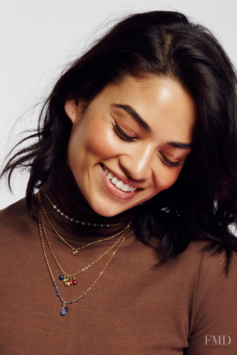 Shanina Shaik featured in  the Free People catalogue for Winter 2016