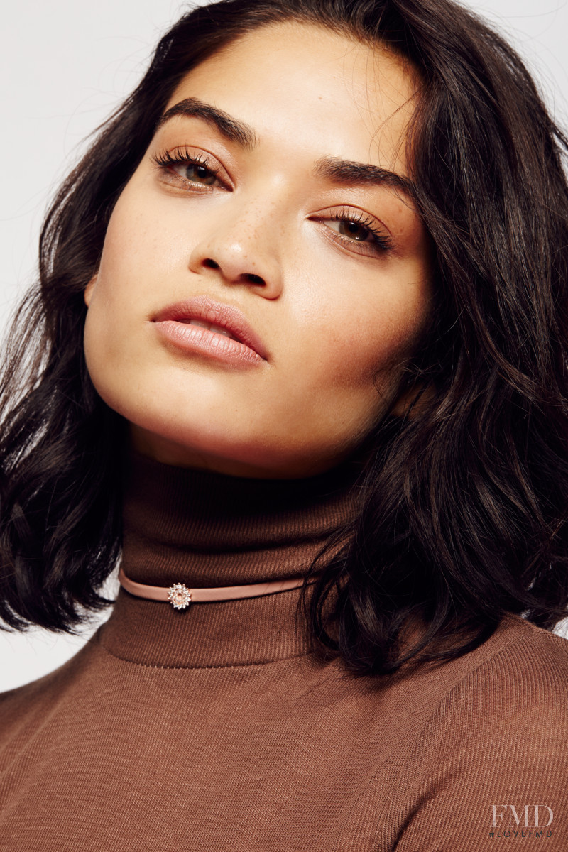 Shanina Shaik featured in  the Free People catalogue for Winter 2016