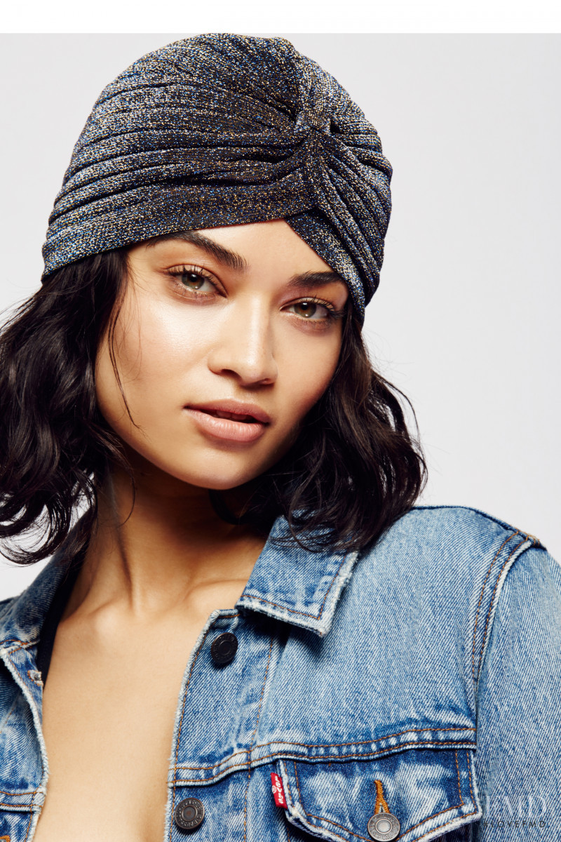 Shanina Shaik featured in  the Free People catalogue for Winter 2016