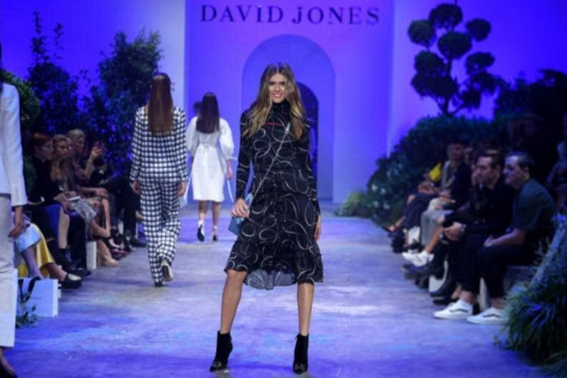 Victoria Lee featured in  the David Jones fashion show for Spring/Summer 2018