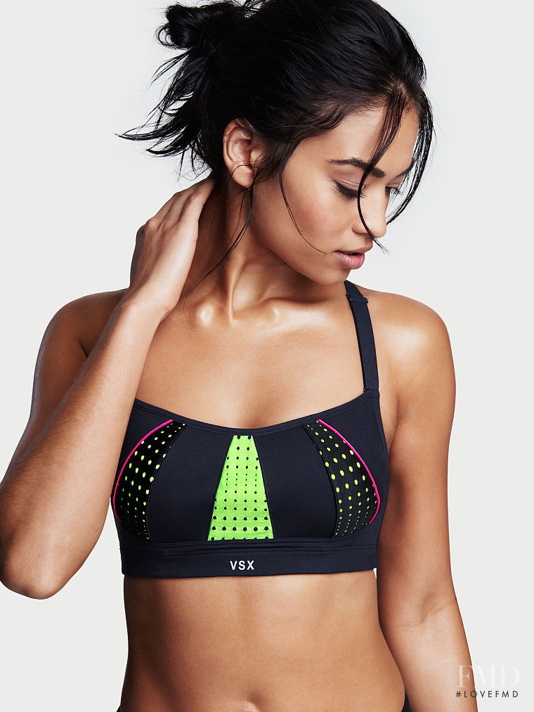 Shanina Shaik featured in  the Victoria\'s Secret VSX catalogue for Autumn/Winter 2016