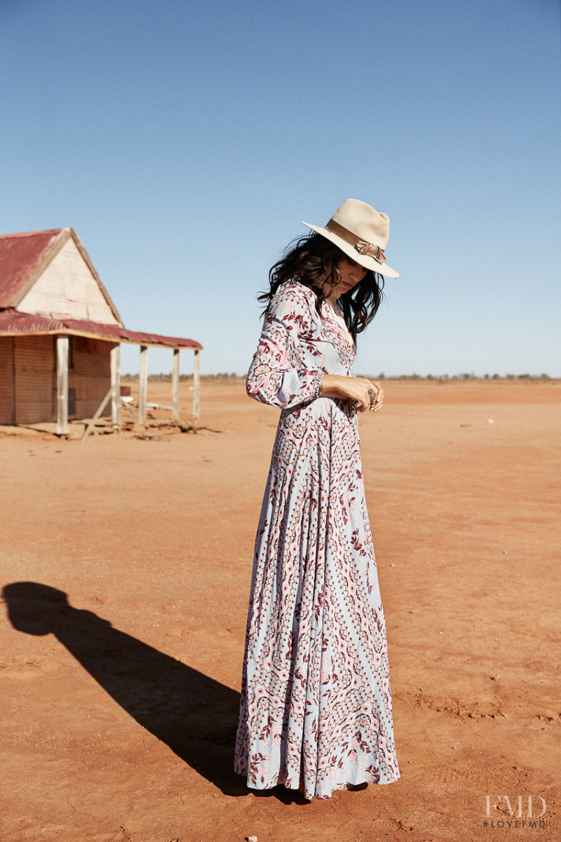 Shanina Shaik featured in  the Spell and the gypsy collective advertisement for Summer 2016