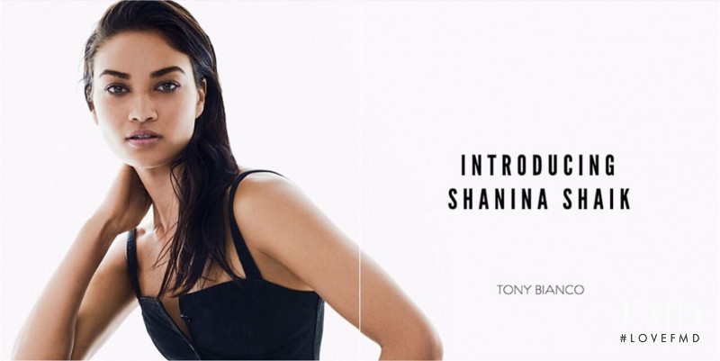 Shanina Shaik featured in  the Tony Bianco advertisement for Spring/Summer 2015