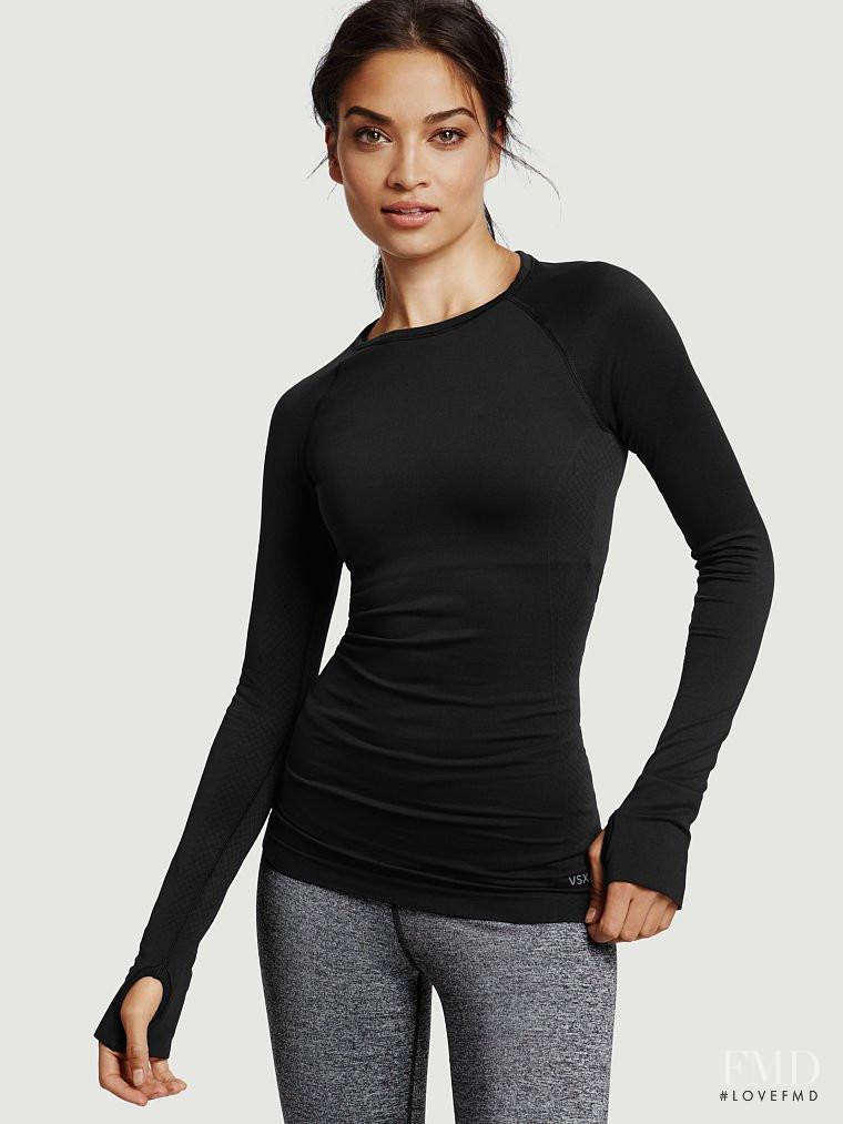 Shanina Shaik featured in  the Victoria\'s Secret VSX catalogue for Spring/Summer 2015