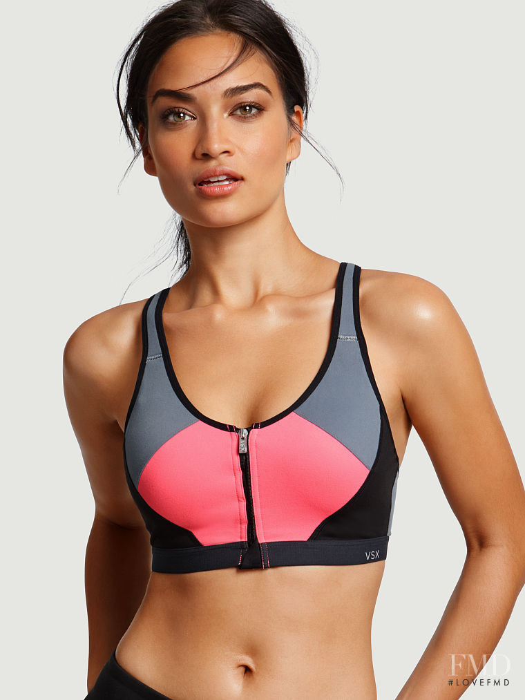 Shanina Shaik featured in  the Victoria\'s Secret VSX catalogue for Spring/Summer 2015