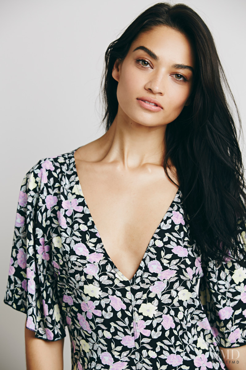 Shanina Shaik featured in  the Free People catalogue for Spring/Summer 2015