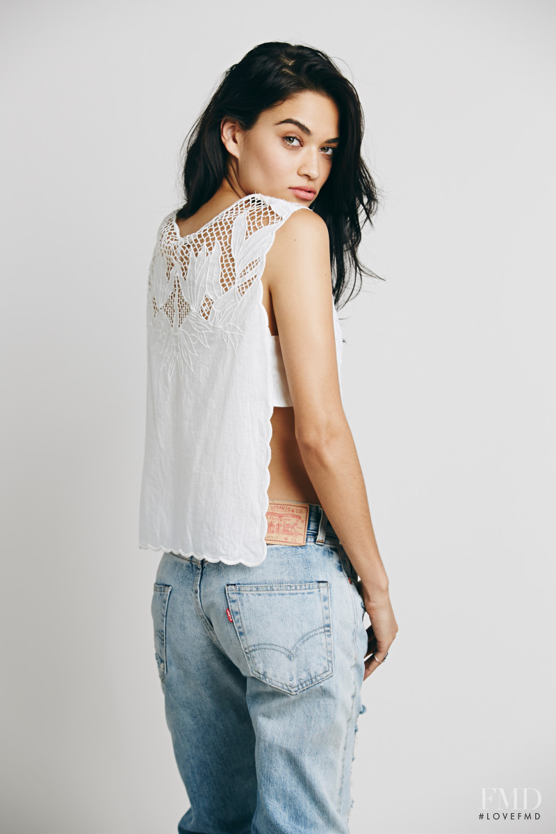 Shanina Shaik featured in  the Free People catalogue for Spring/Summer 2015