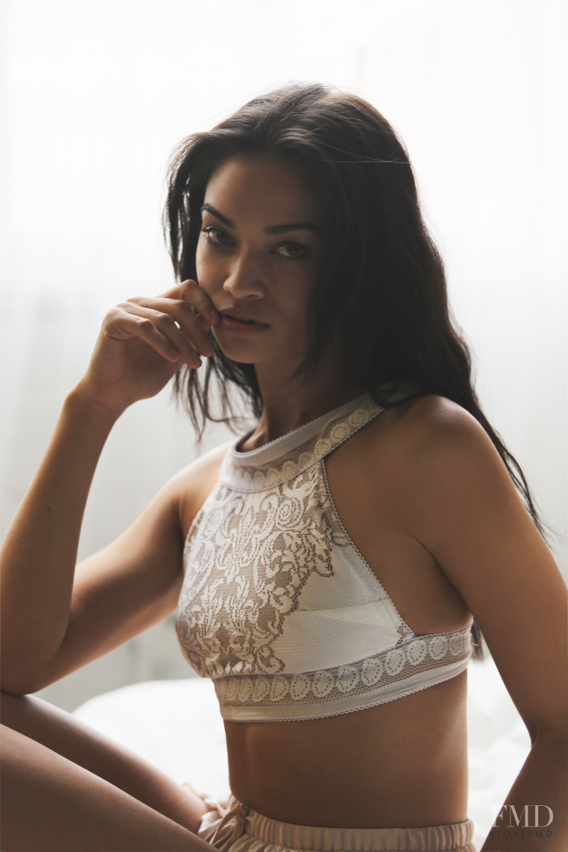 Shanina Shaik featured in  the Free People catalogue for Spring/Summer 2015