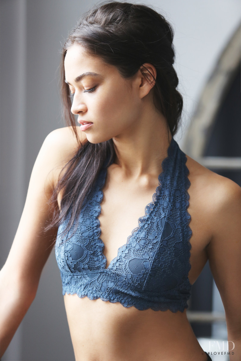 Shanina Shaik featured in  the Free People catalogue for Spring/Summer 2015