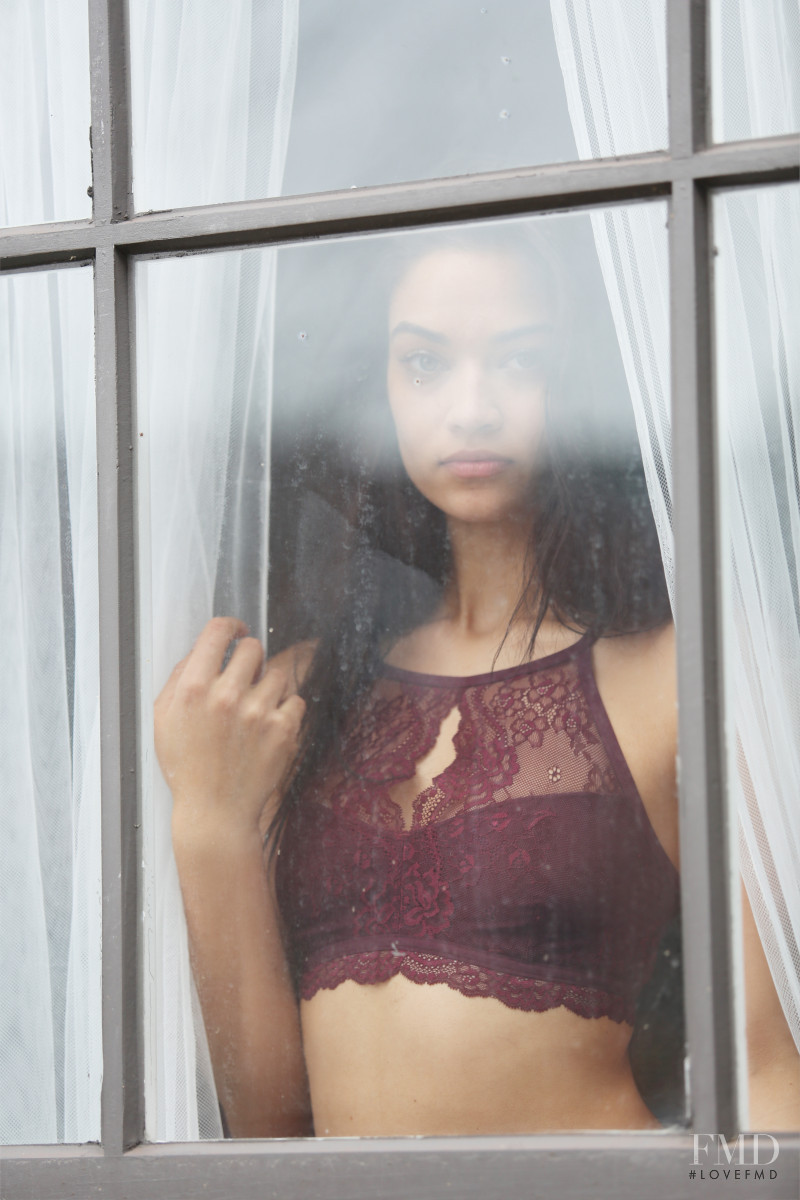 Shanina Shaik featured in  the Free People catalogue for Spring/Summer 2015