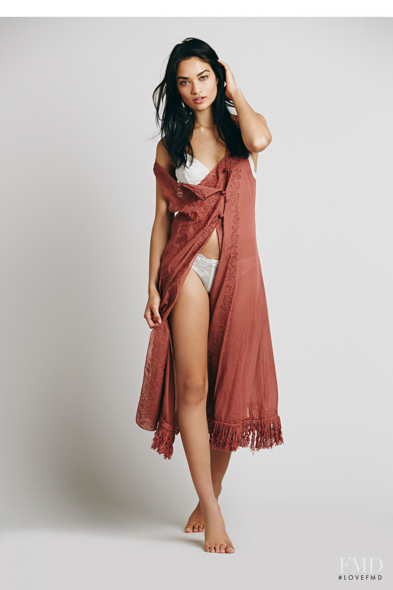 Shanina Shaik featured in  the Free People catalogue for Spring/Summer 2015