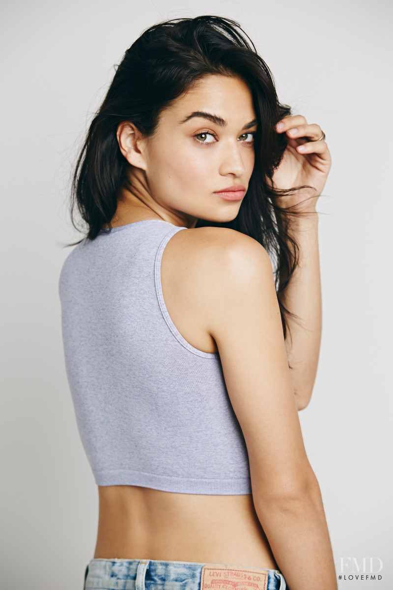 Shanina Shaik featured in  the Free People catalogue for Spring/Summer 2015