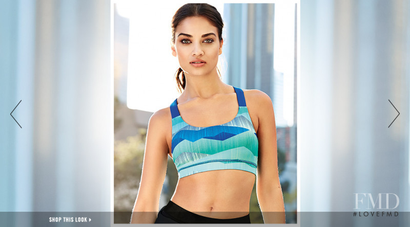 Shanina Shaik featured in  the Forever 21 Activwear advertisement for Spring/Summer 2015