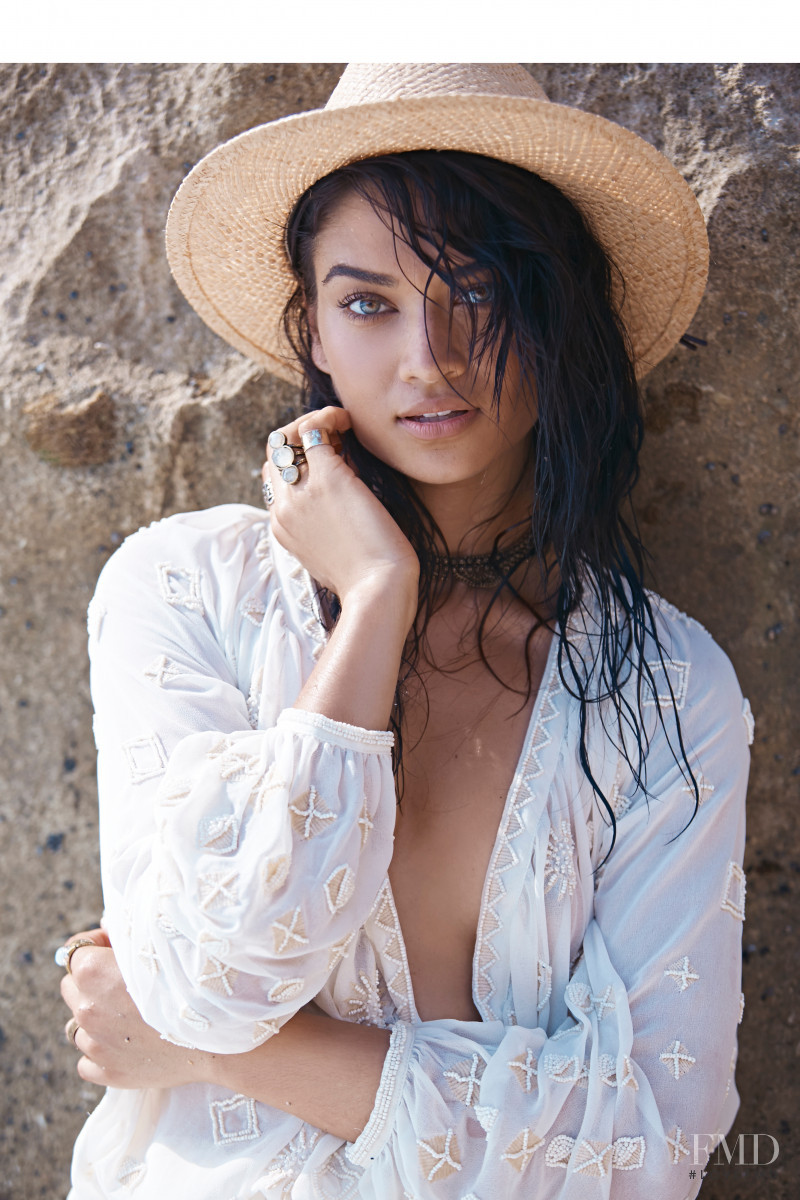 Shanina Shaik featured in  the Free People Gold Coast lookbook for Summer 2015