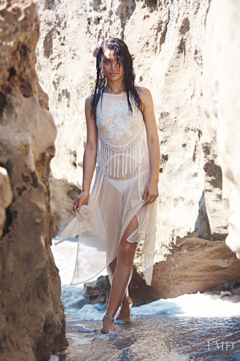 Shanina Shaik featured in  the Free People Gold Coast lookbook for Summer 2015