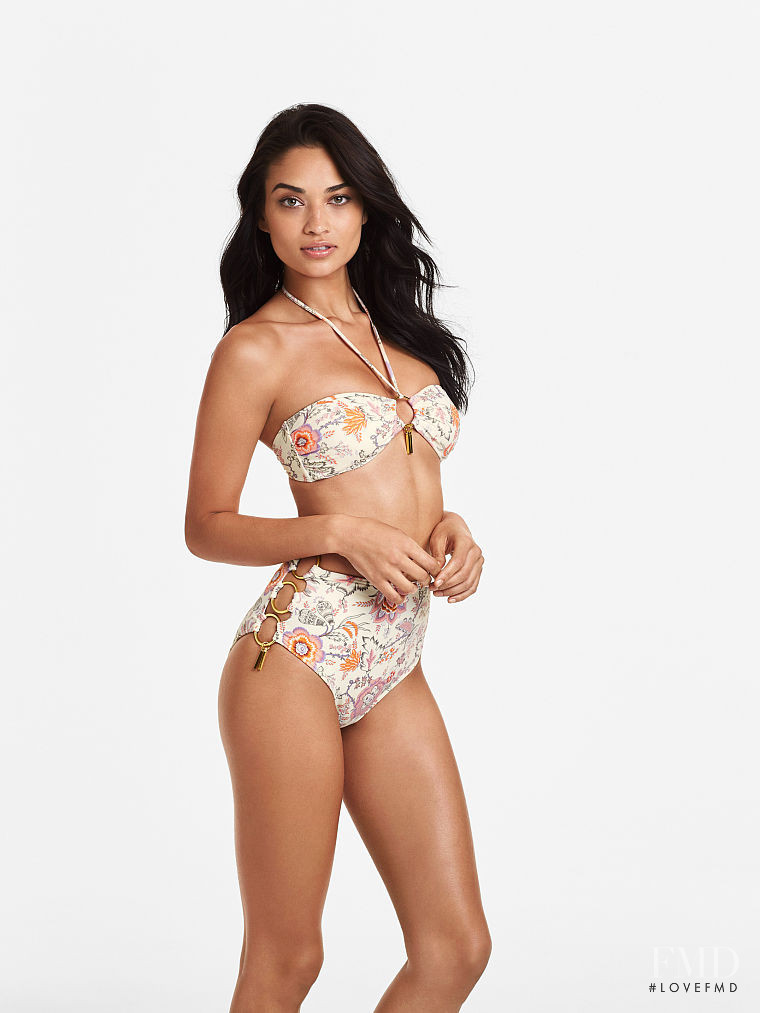 Shanina Shaik featured in  the Victoria\'s Secret Swim catalogue for Spring/Summer 2015