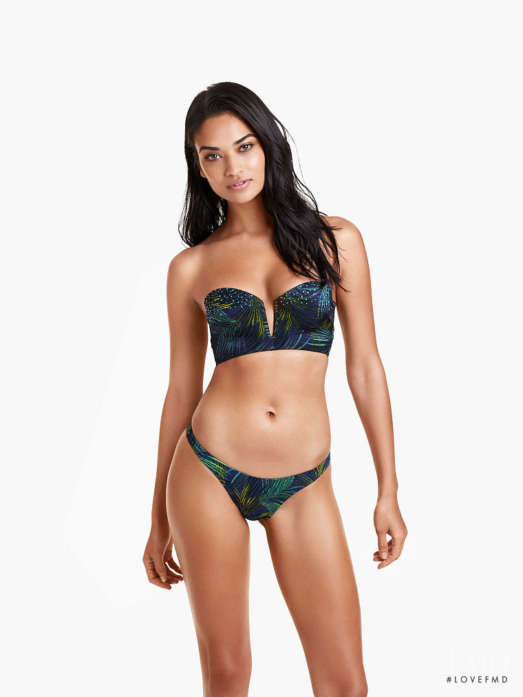 Shanina Shaik featured in  the Victoria\'s Secret Swim catalogue for Spring/Summer 2015